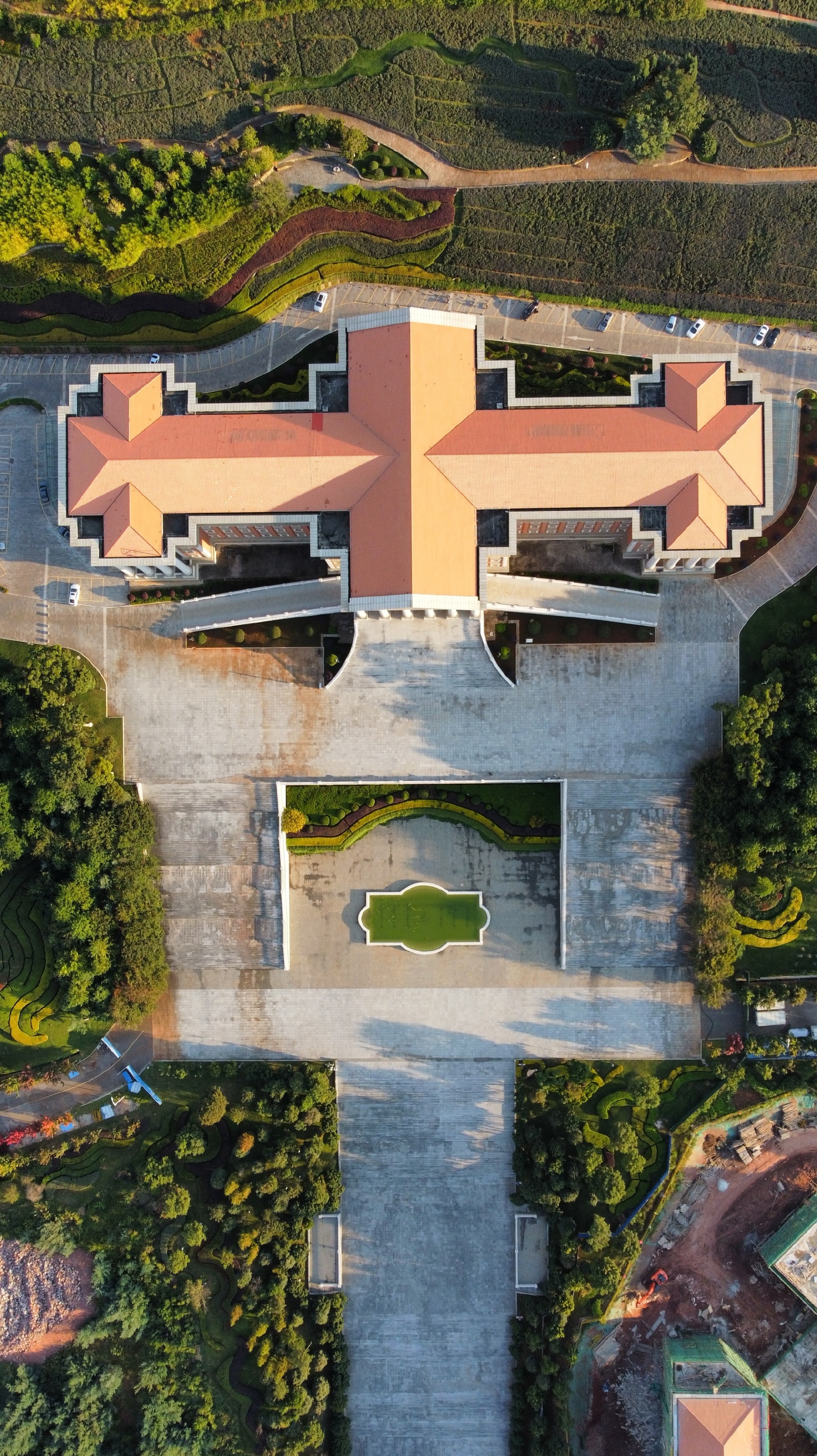 俯瞰中国传统古建屋面